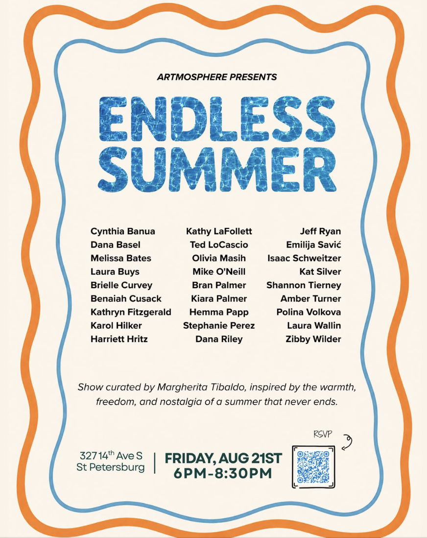Endless Summer exhibition flyer from Artmosphere